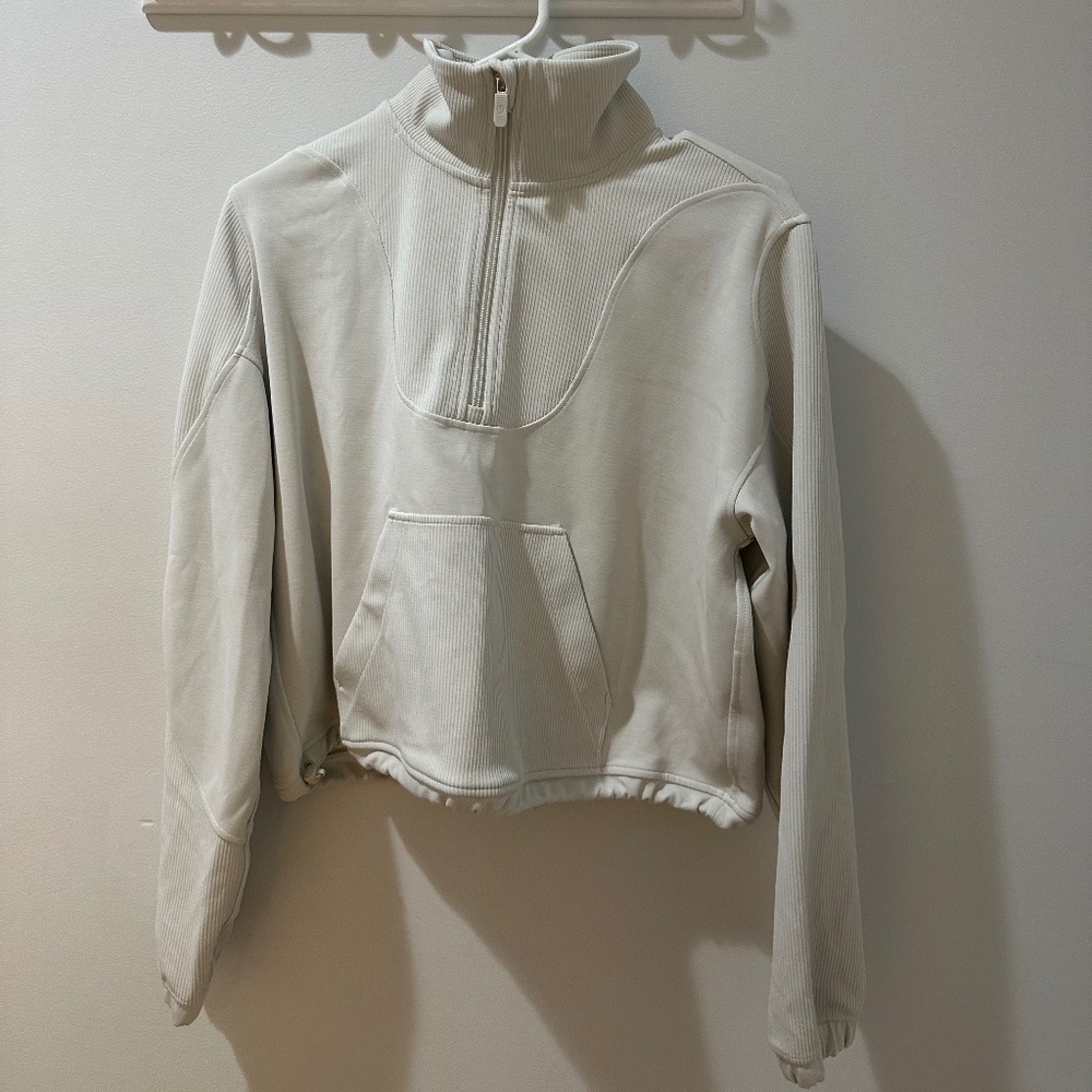 Lululemon half zip white